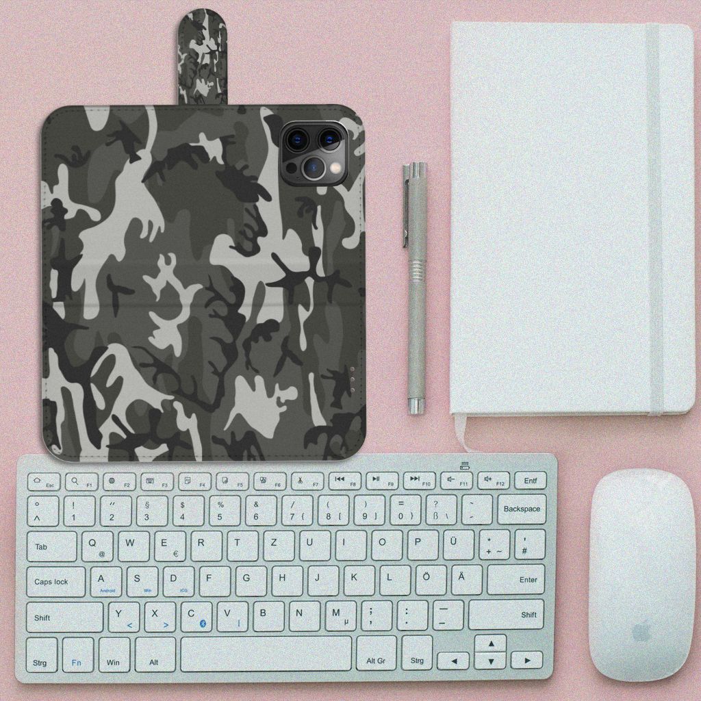 Apple iPhone 12 Pro Max Telefoon Hoesje Army Light