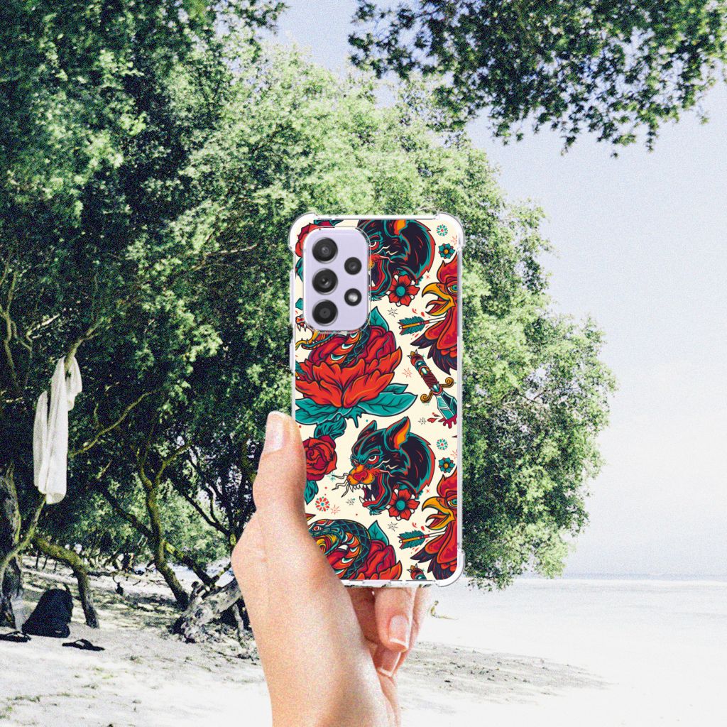 Anti-shock Hoesje met foto voor Samsung Galaxy A33 Old Skool B2C Telecom