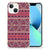 iPhone 13 Doorzichtige Silicone Hoesje Aztec Paars B2C Telecom