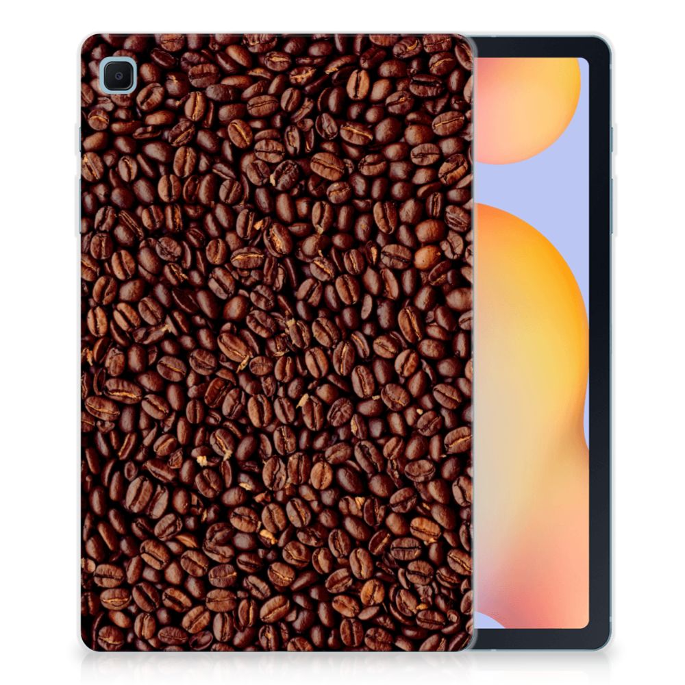 Samsung Galaxy Tab S6 Lite | S6 Lite (2022) Tablet Cover Koffiebonen - B2C Telecom
