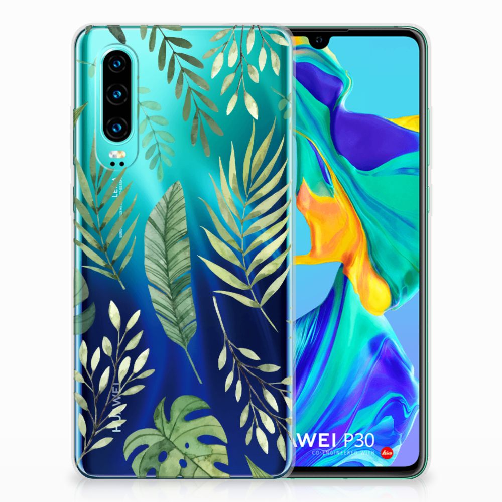 Huawei P30 TPU Case Leaves