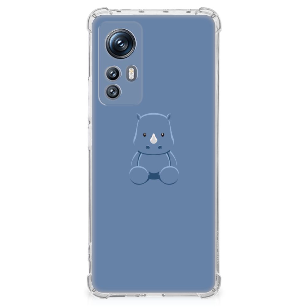 Xiaomi 12 | 12x Stevig Bumper Hoesje Baby Rhino