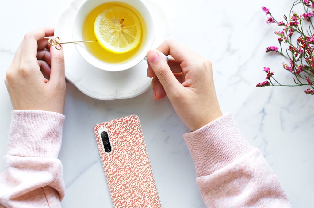 Sony Xperia 10 IV TPU bumper Pattern Orange B2C Telecom