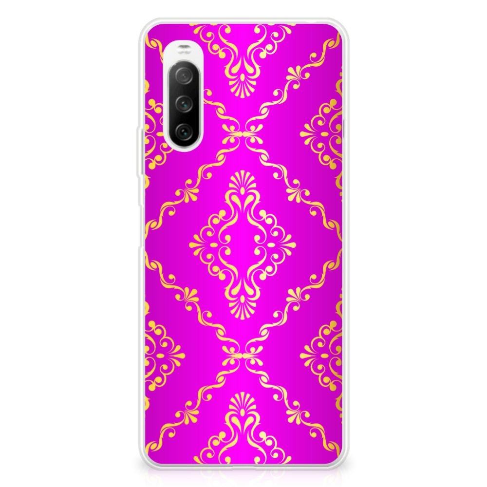 Siliconen Hoesje Sony Xperia 10 III Barok Roze