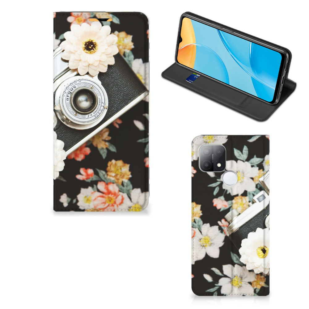 OPPO A15 Stand Case Vintage Camera - B2C Telecom