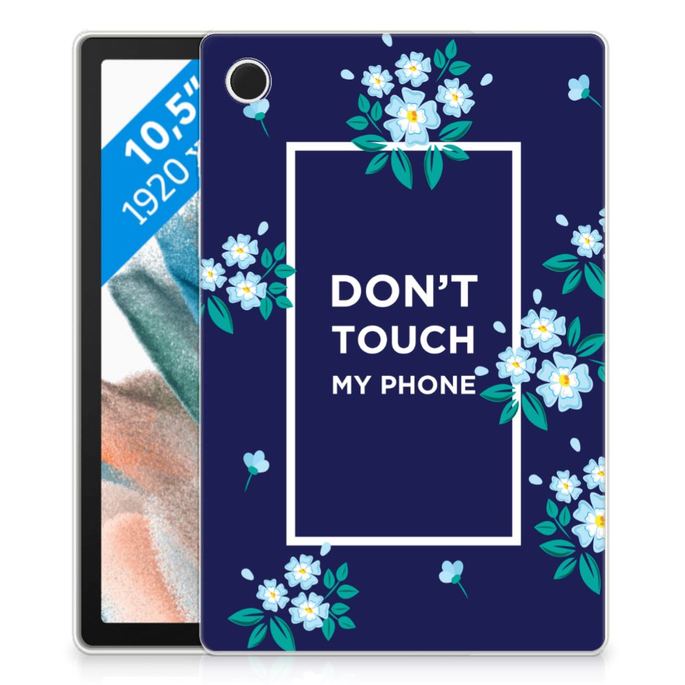Samsung Galaxy Tab A8 2021/2022 Print Case Flowers Blue DTMP - B2C Telecom