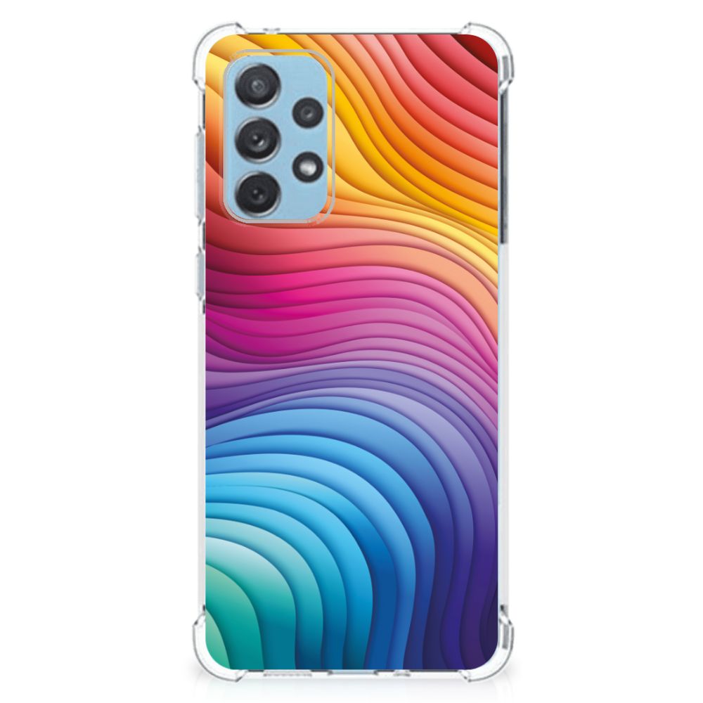 Shockproof Case voor Samsung Galaxy A73 Regenboog