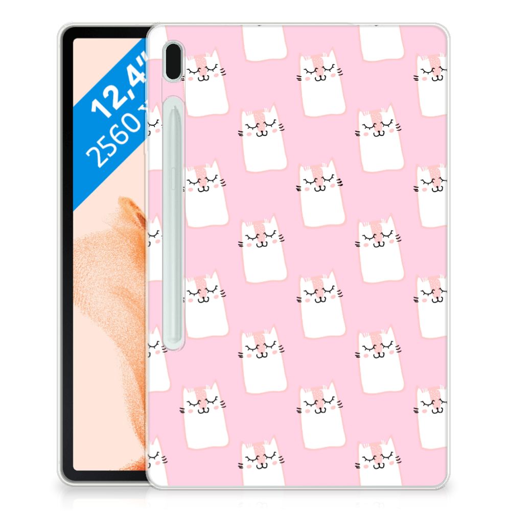 Samsung Galaxy Tab S7FE Back Case Sleeping Cats - B2C Telecom