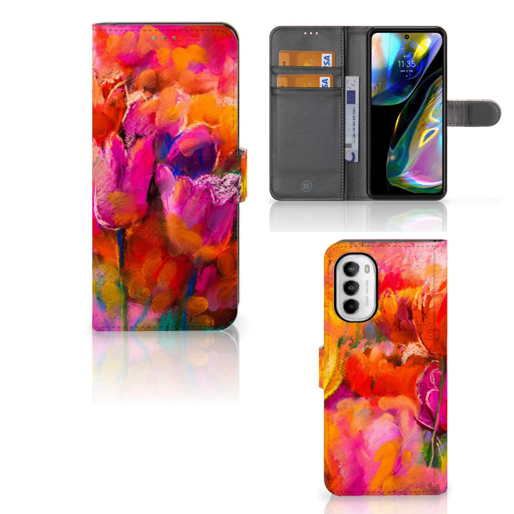 Hoesje Motorola Moto G52 | Moto G82 Tulips