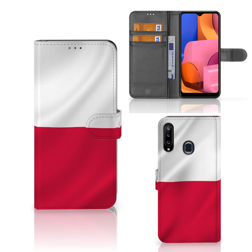 Samsung Galaxy A20s Bookstyle Case Polen