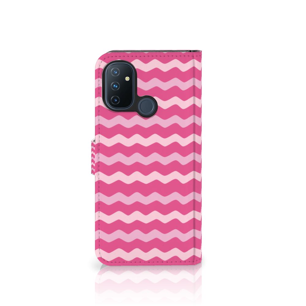 OnePlus Nord N100 Telefoon Hoesje Waves Pink