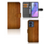 Motorola Edge 40 Book Style Case Donker Hout