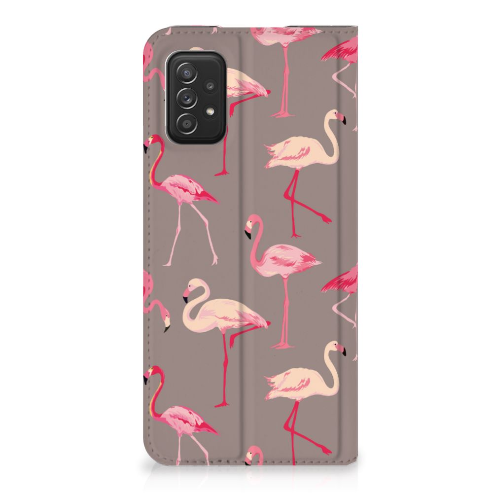 Samsung Galaxy A03s Hoesje maken Flamingo - B2C Telecom