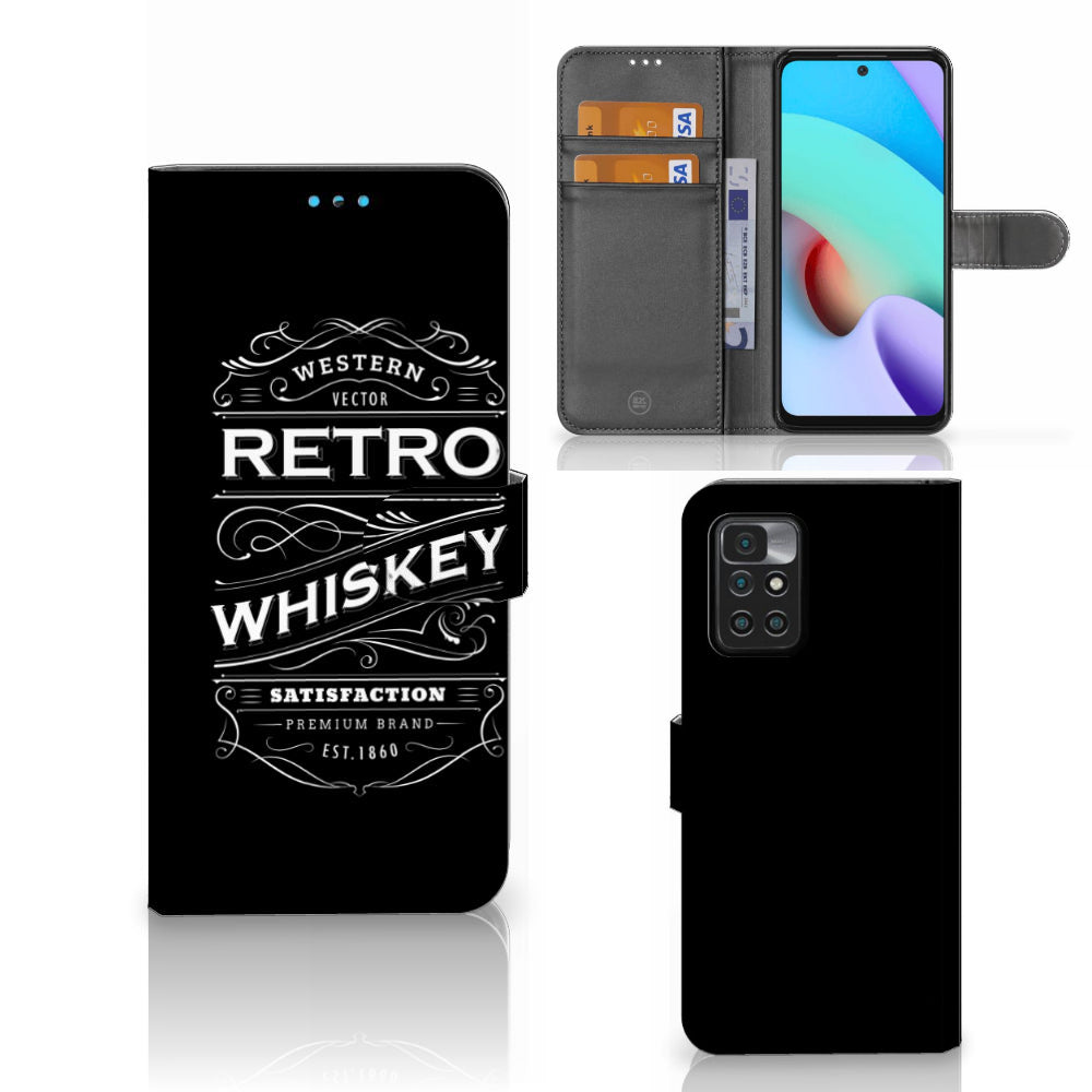 Xiaomi Redmi 10 Book Cover Whiskey