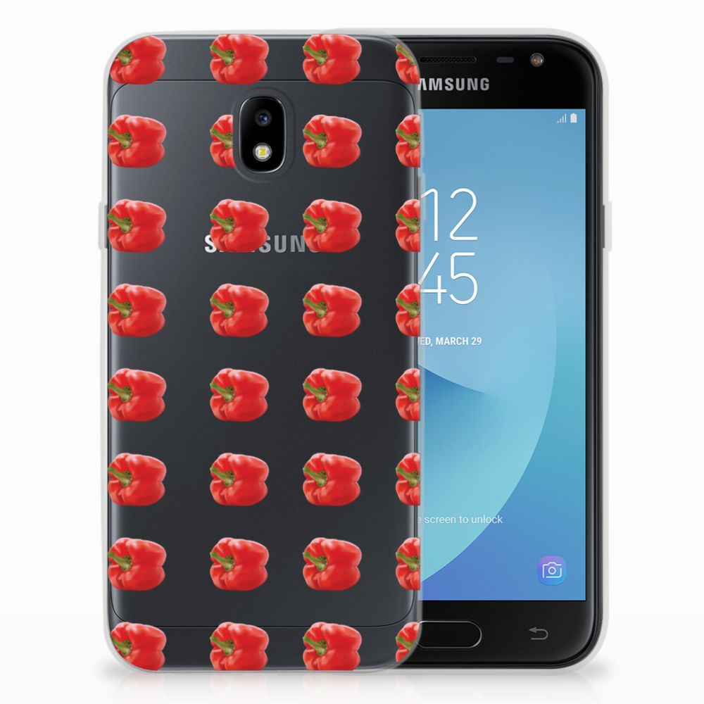 Samsung Galaxy J3 2017 Siliconen Case Paprika Red