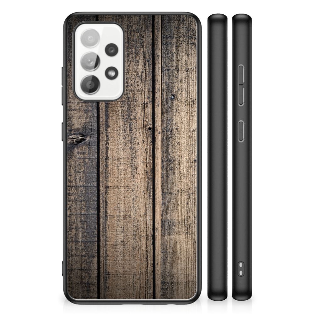 Samsung Galaxy A52 | A52s (5G/4G) Houten Print Telefoonhoesje Steigerhout B2C Telecom