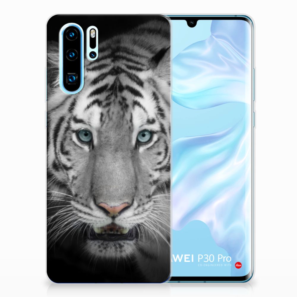 Huawei P30 Pro TPU Hoesje Tijger