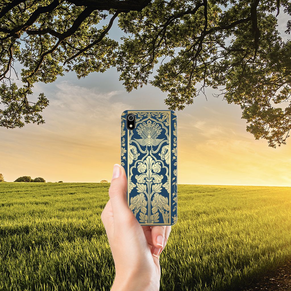 Xiaomi Redmi 7A TPU Case Beige Flowers