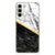 Samsung Galaxy S21FE TPU Siliconen Hoesje Marmer Wit Zwart - Origineel Cadeau Man B2C Telecom