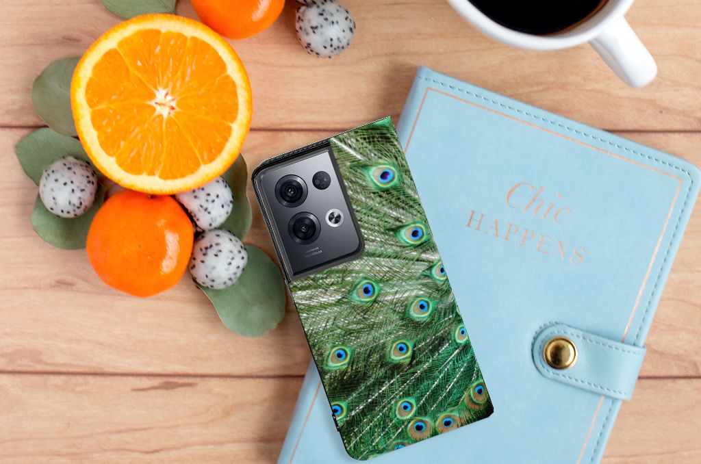 OPPO Reno8 Pro Hoesje maken Pauw - B2C Telecom