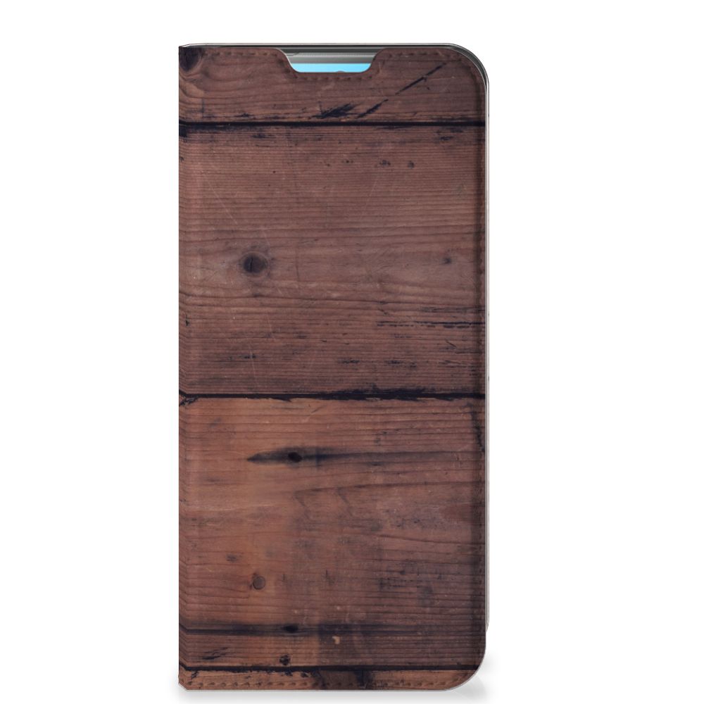 Xiaomi Redmi 10 Book Wallet Case Old Wood