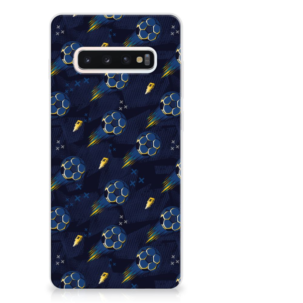 TPU bumper voor Samsung Galaxy S10 Plus Voetbal