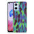 OPPO A96 | OPPO A76 TPU Hoesje Abstract Green Blue