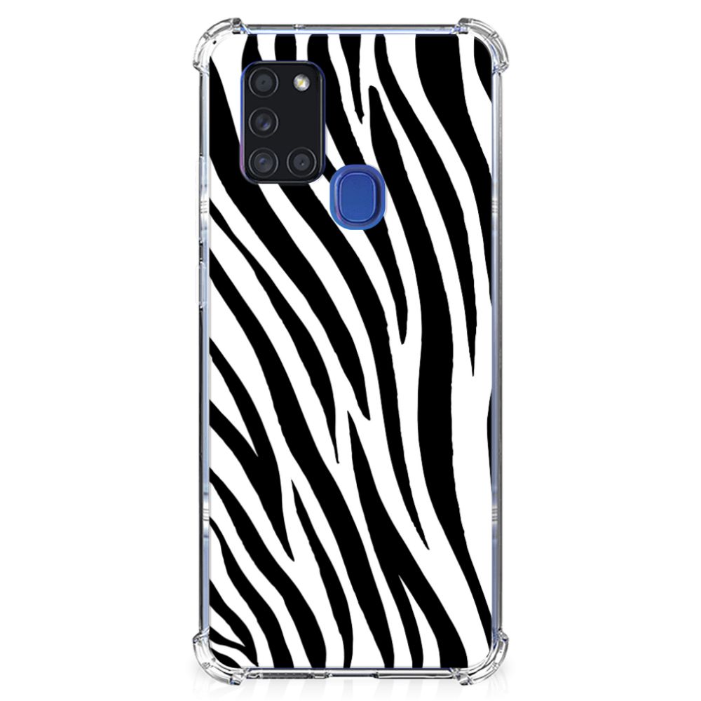 Samsung Galaxy A21s Case Anti-shock Zebra