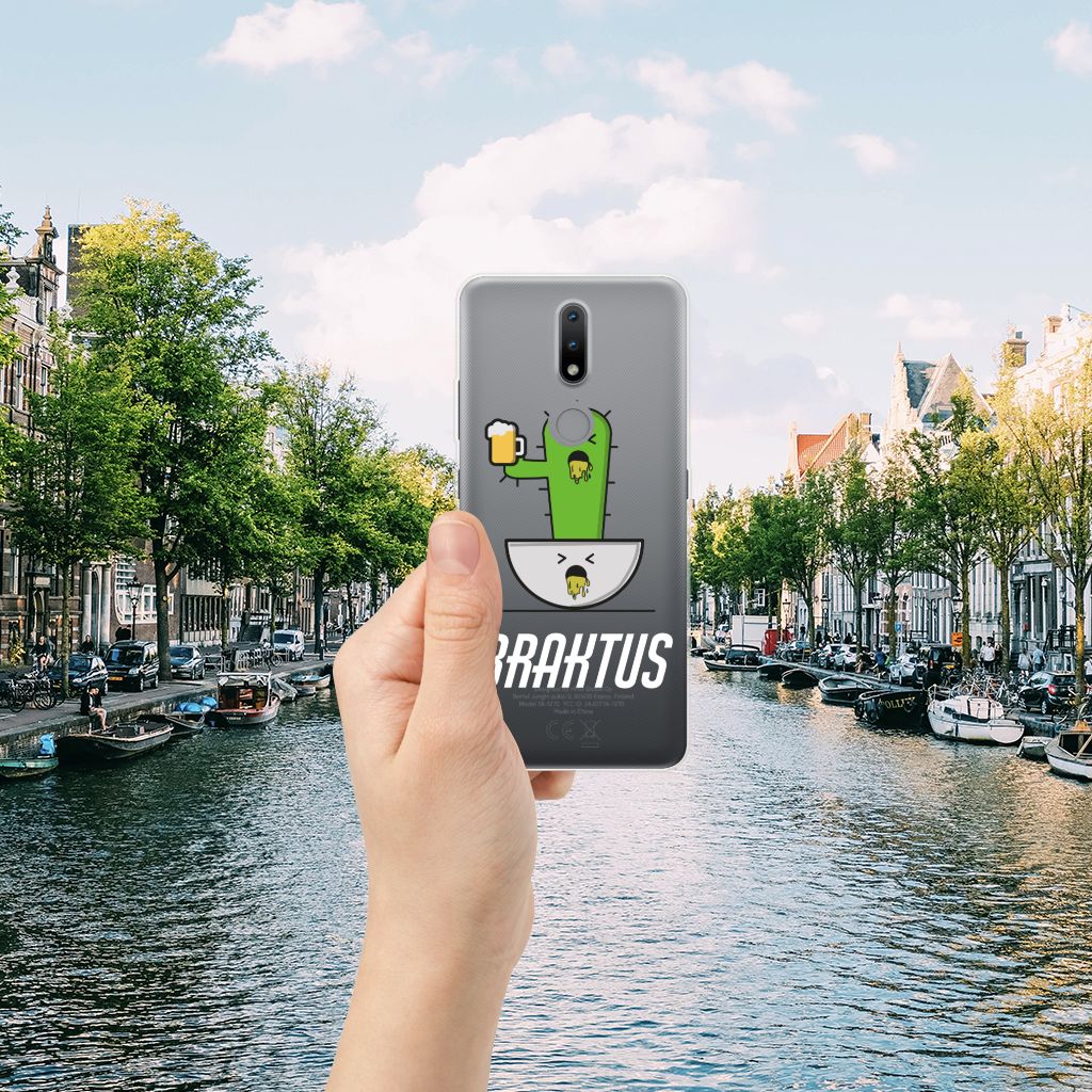 Nokia 2.4 Telefoonhoesje met Naam Braktus