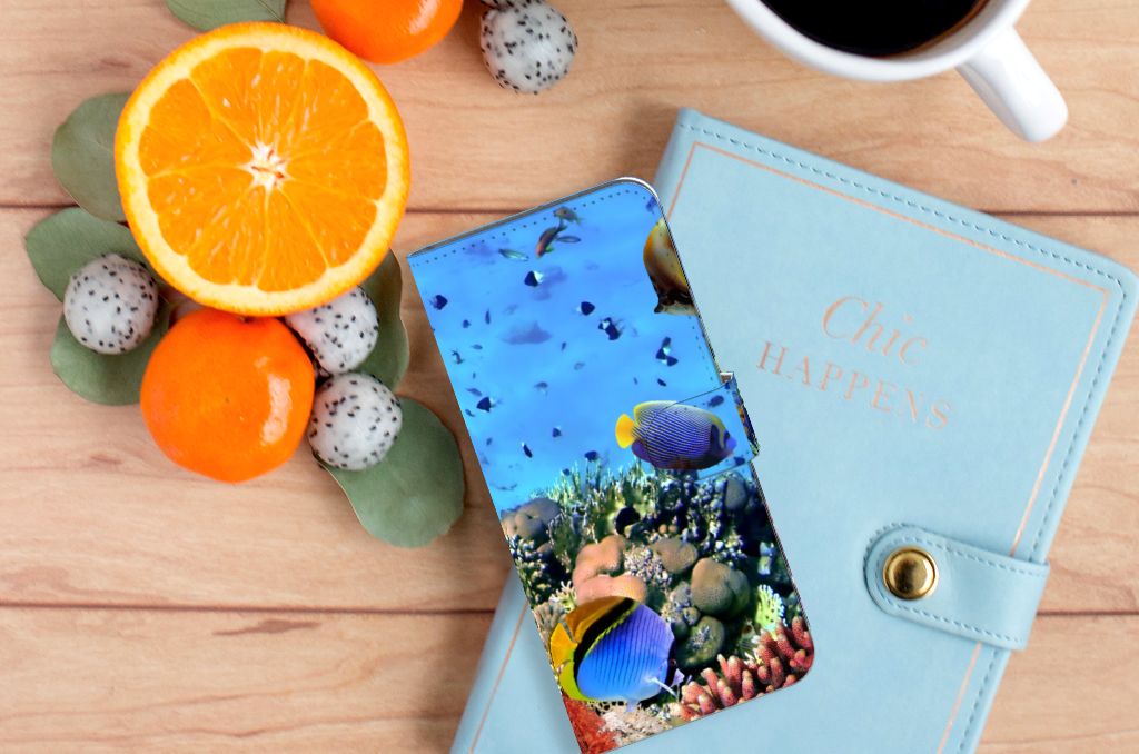 Xiaomi Redmi 10C Telefoonhoesje met Pasjes Vissen