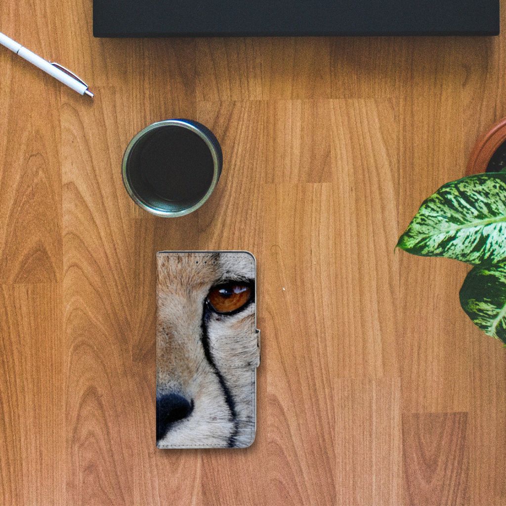 Alcatel 1B (2020) Telefoonhoesje met Pasjes Cheetah
