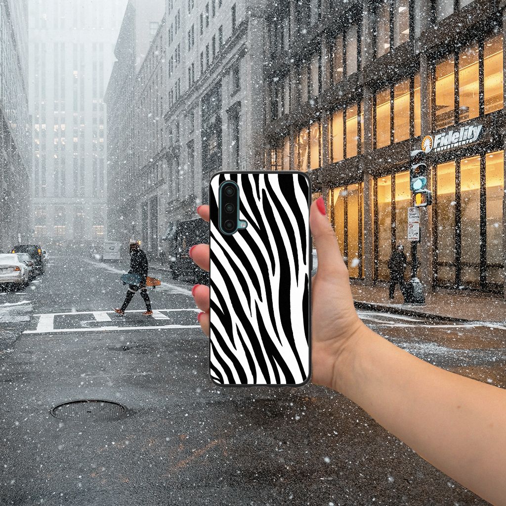 OnePlus Nord CE 5G Dierenprint Telefoonhoesje Zebra B2C Telecom