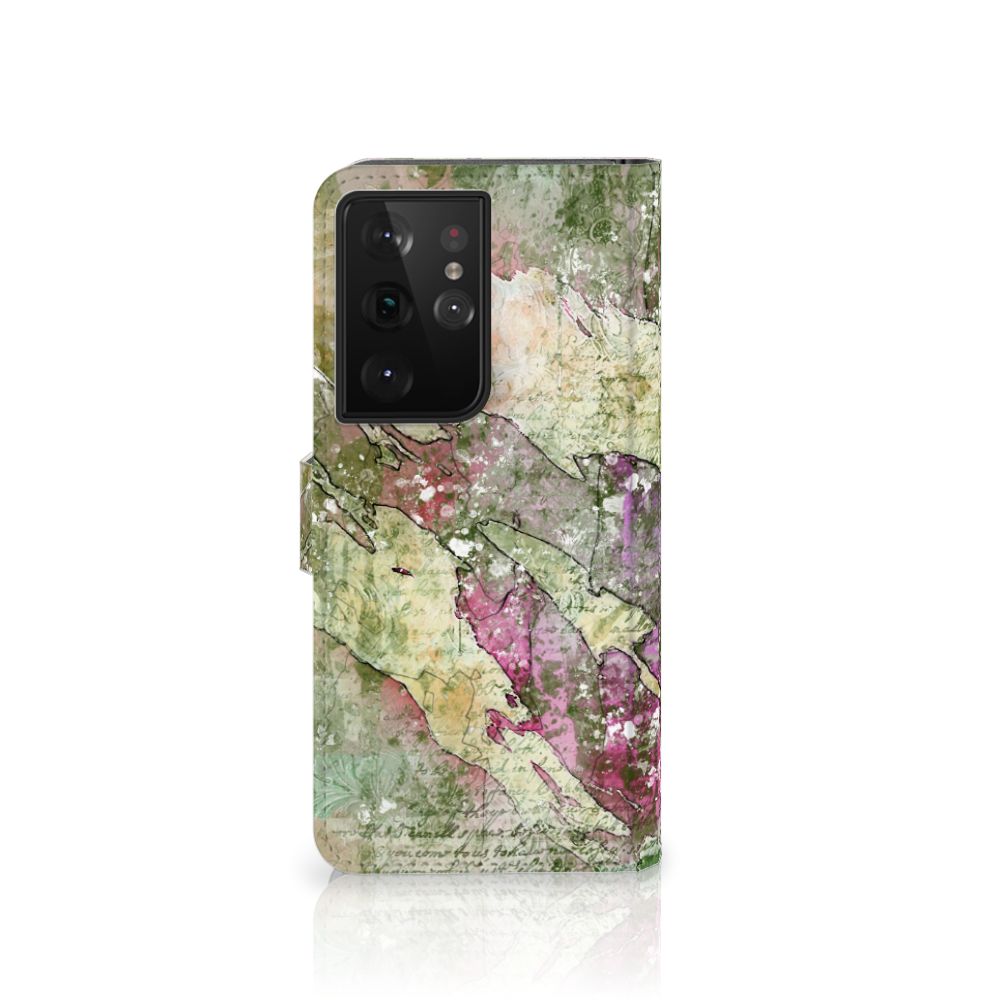 Hoesje Samsung Galaxy S21 Ultra Letter Painting