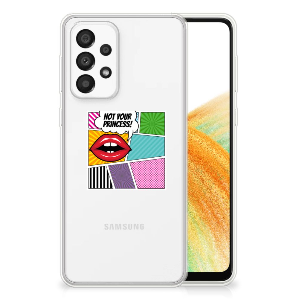 Samsung Galaxy A33 5G Silicone Back Cover Popart Princess B2C Telecom
