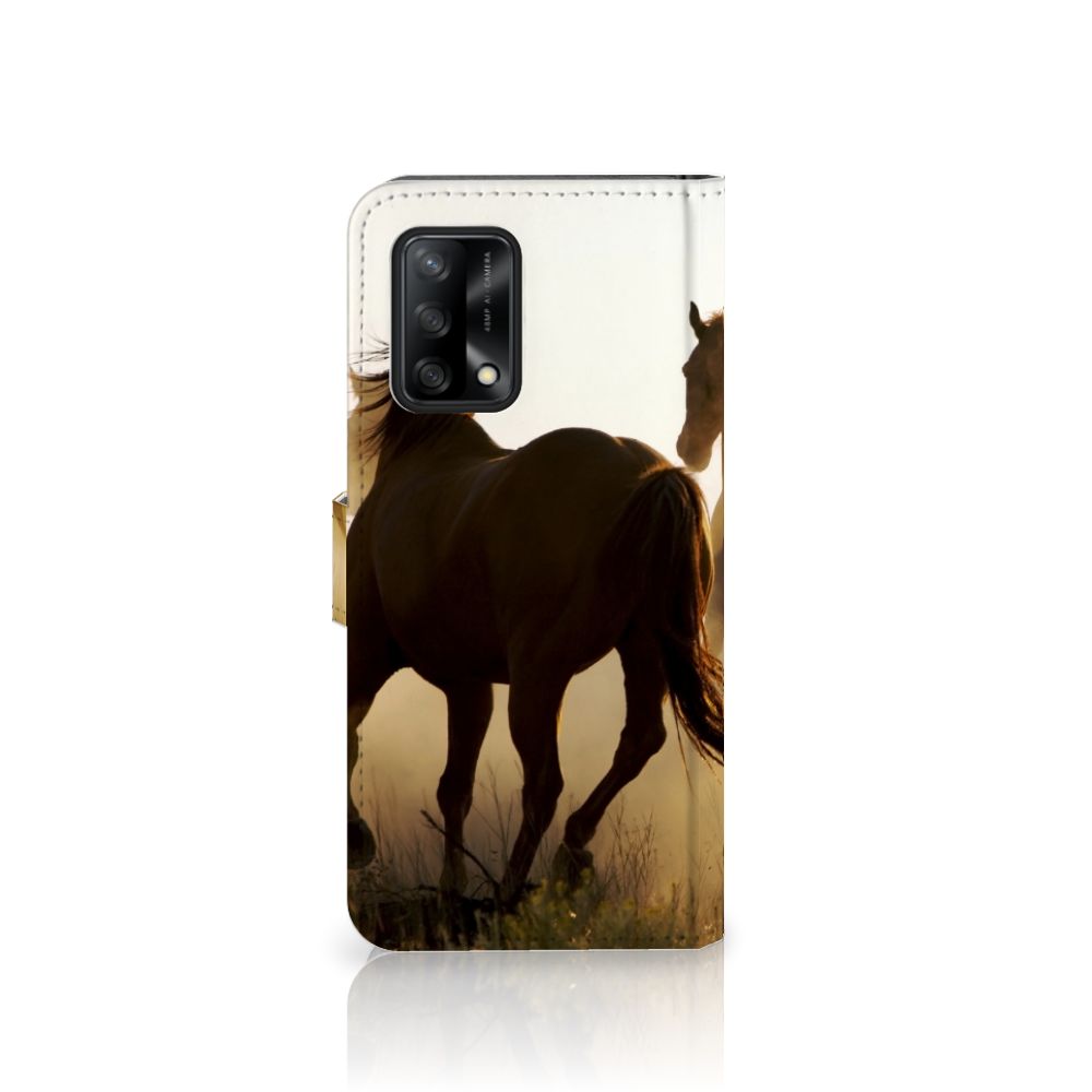 OPPO A74 4G Telefoonhoesje met Pasjes Design Cowboy