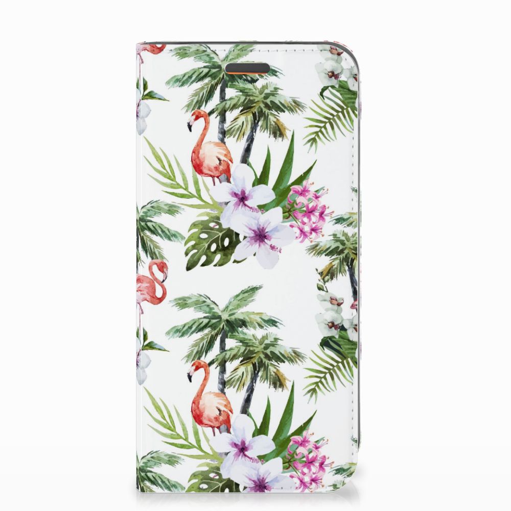 Motorola Moto E5 Play Hoesje maken Flamingo Palms