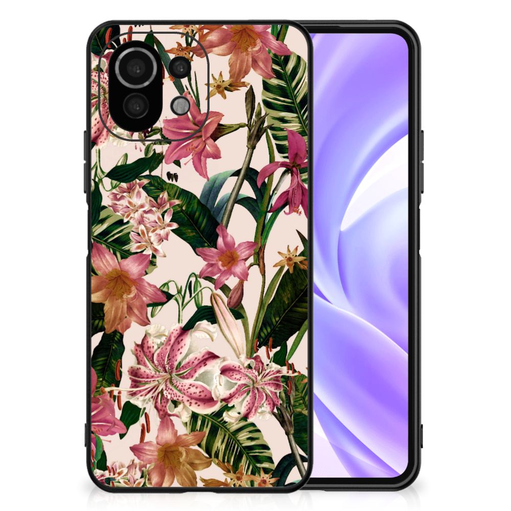 Xiaomi 11 Lite 5G NE | Mi 11 Lite Bloemen Hoesje Flowers