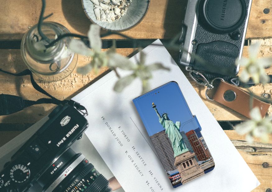 Samsung Galaxy A20s Flip Cover Vrijheidsbeeld