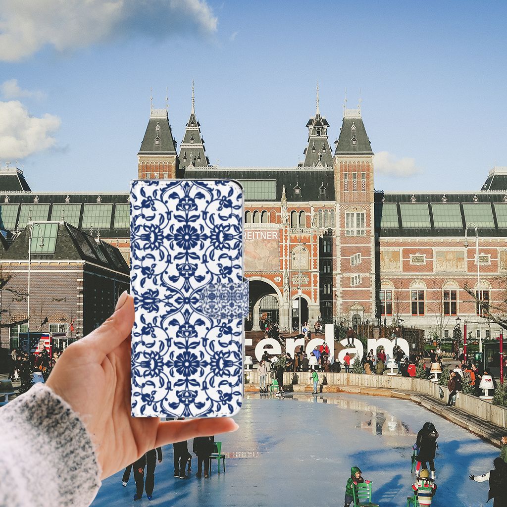 Samsung Galaxy S20 Ultra Hoesje Flower Blue
