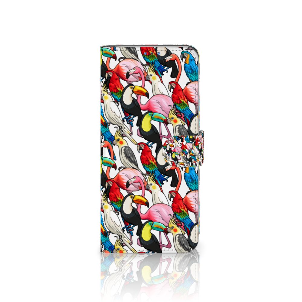 Motorola G8 Power Lite Telefoonhoesje met Pasjes Birds