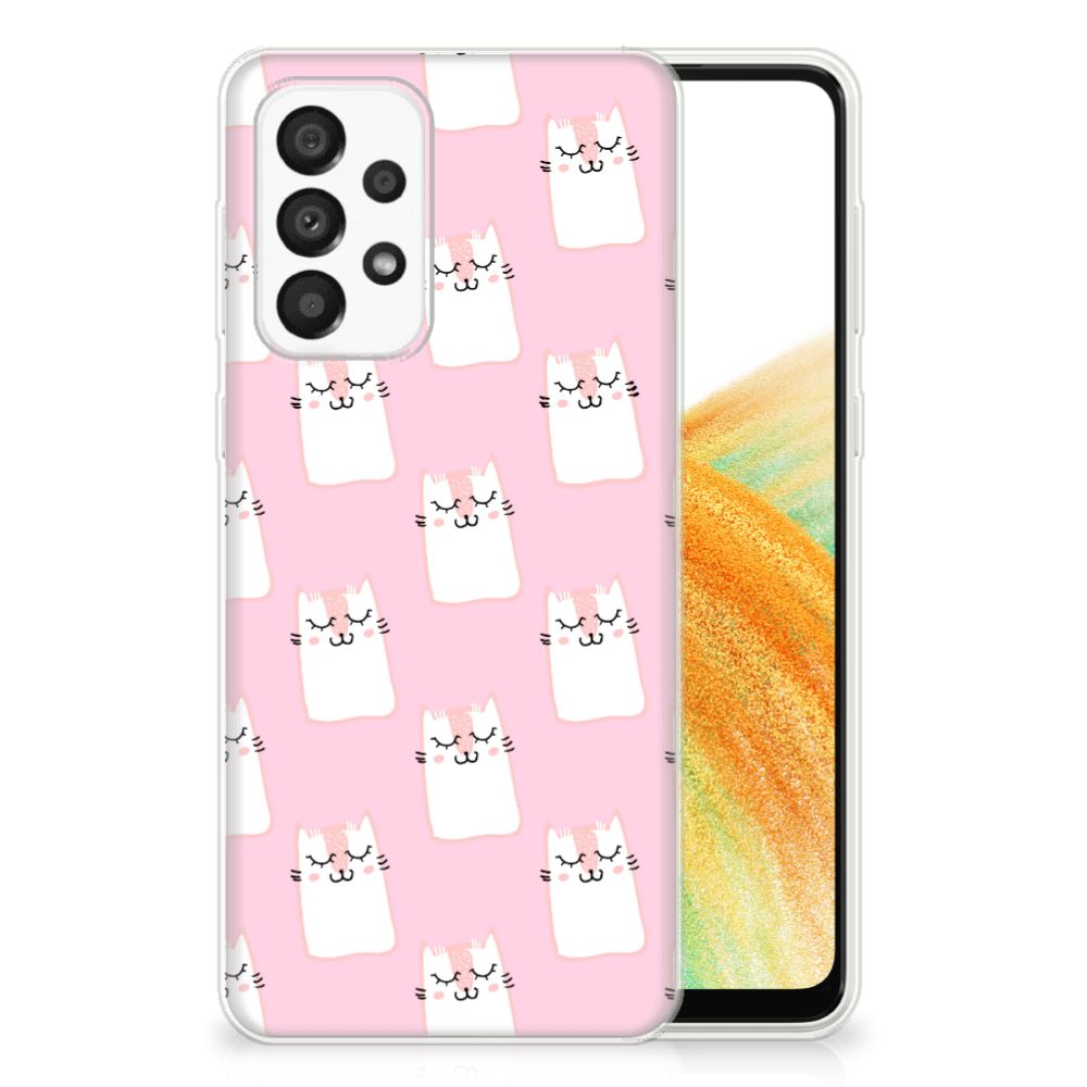 Samsung Galaxy A33 5G TPU Hoesje Sleeping Cats B2C Telecom