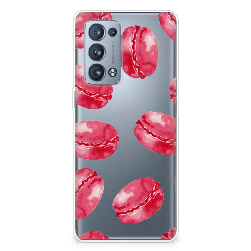 OPPO Reno 6 Pro Plus 5G Siliconen Case Pink Macarons