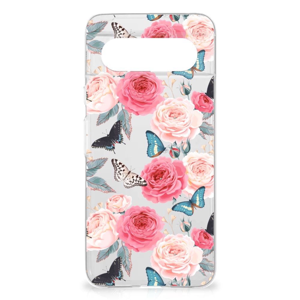 Google Pixel 8 TPU Case Butterfly Roses