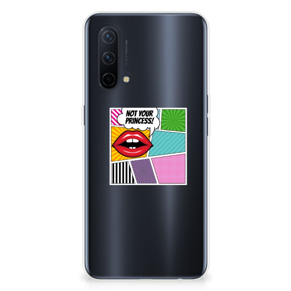 OnePlus Nord CE 5G Silicone Back Cover Popart Princess B2C Telecom