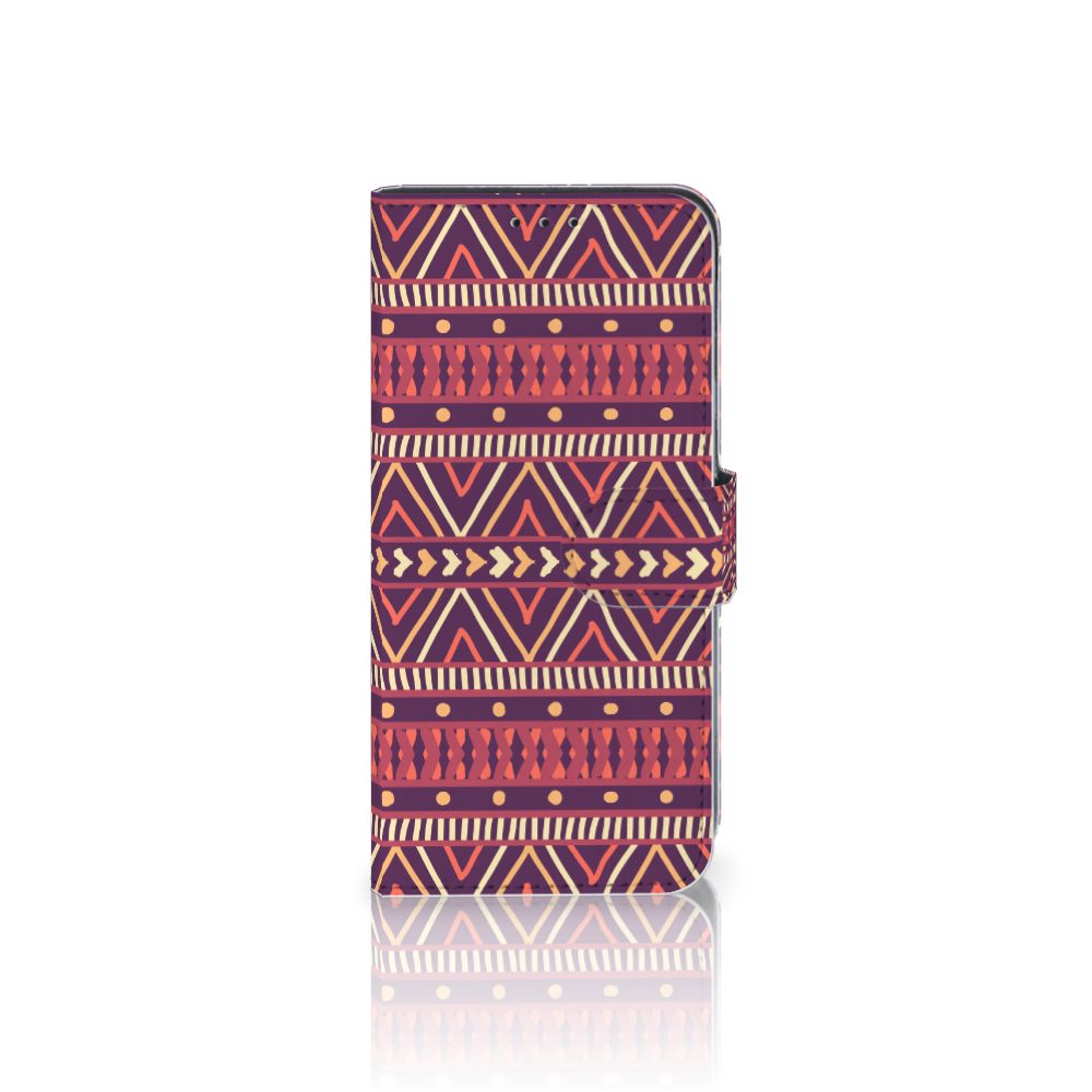 Samsung Galaxy M10 Telefoon Hoesje Aztec Paars