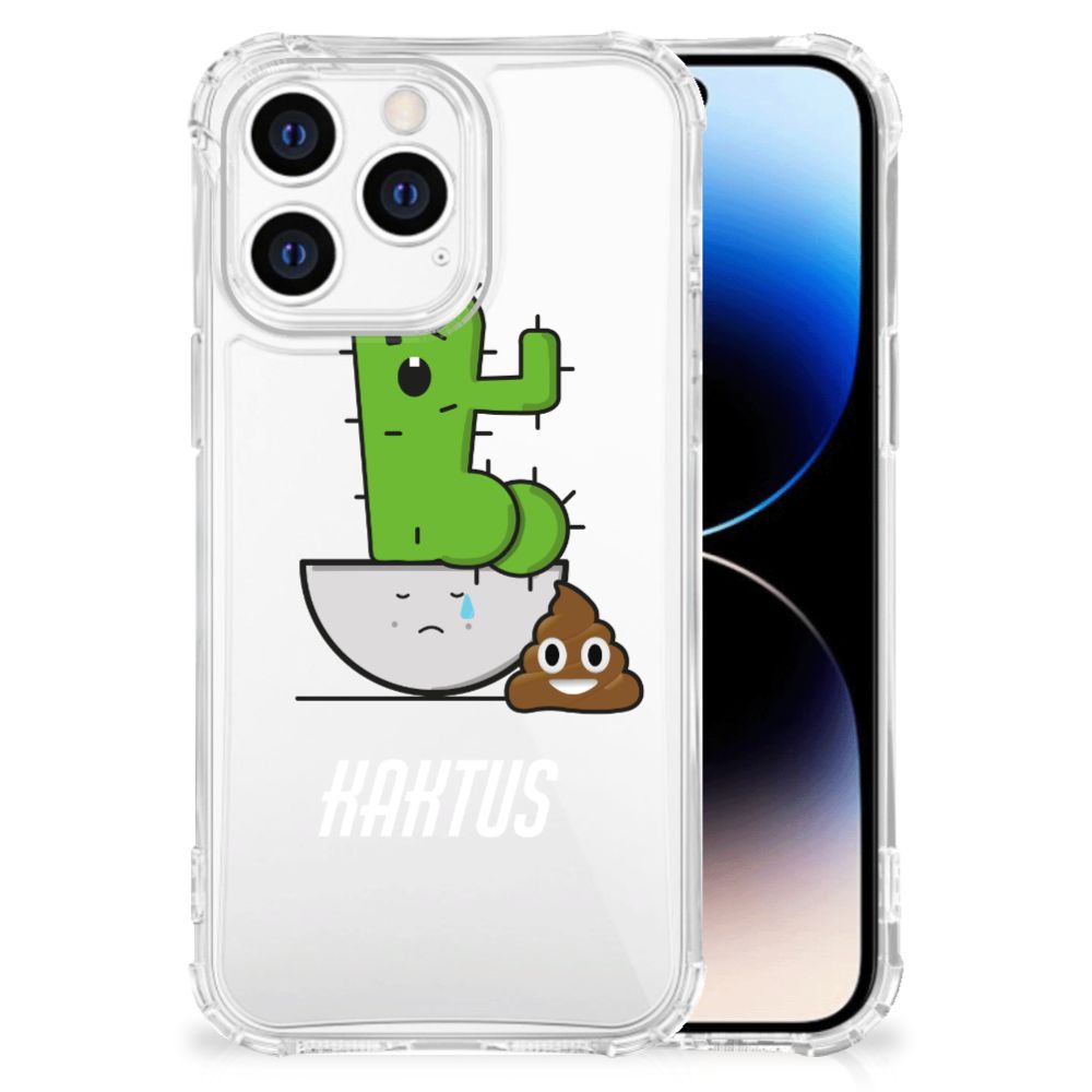 iPhone 14 Pro Stevig Bumper Hoesje Cactus Poo B2C Telecom