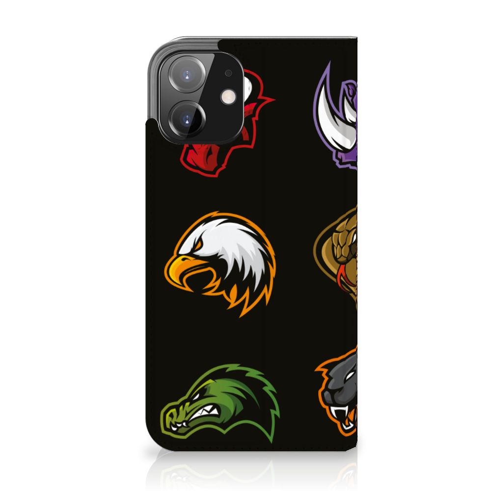 iPhone 12 | iPhone 12 Pro Magnet Case Cartoon with various animal head designs in vibrant colors