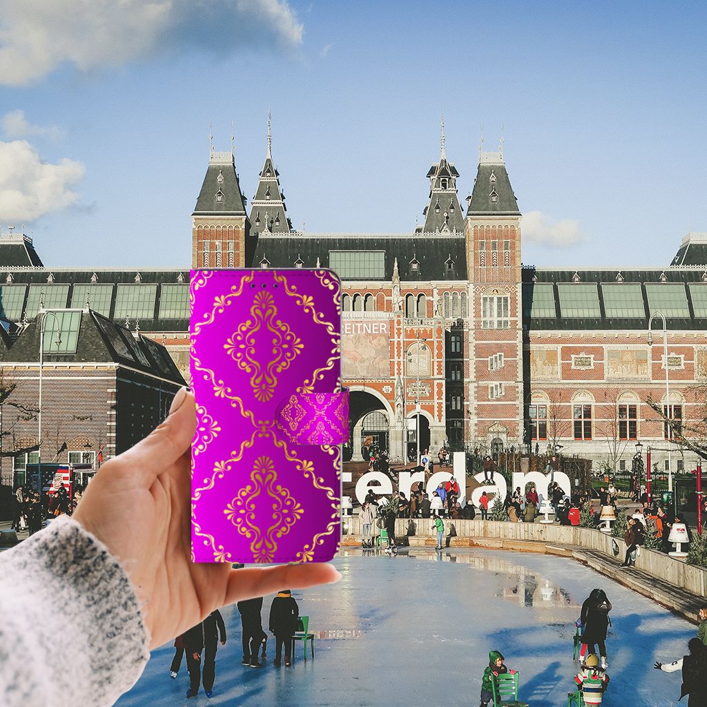 Wallet Case Huawei P10 Lite Barok Roze
