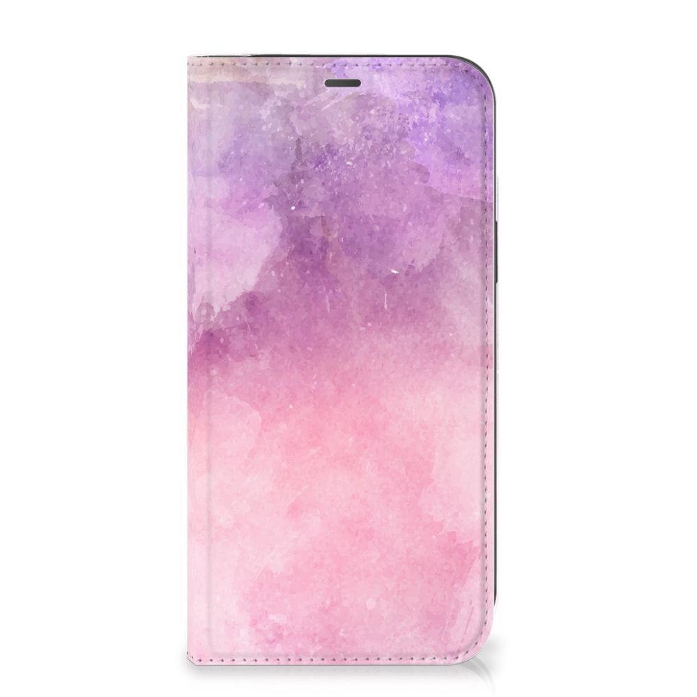 Bookcase iPhone 12 Pro Max Pink Purple Paint - B2C Telecom