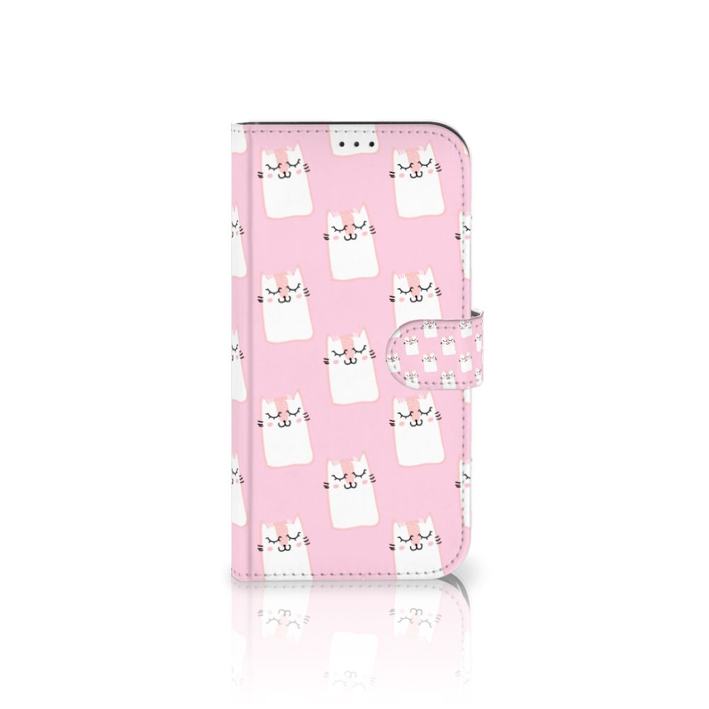 Apple iPhone 12 Pro Max Telefoonhoesje met Pasjes Sleeping Cats